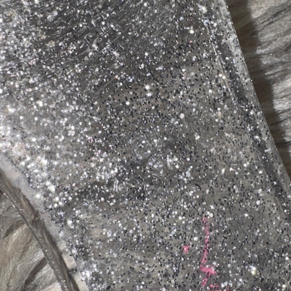 EUC Betsey Johnson Madilyn Rhinestone Slip On Jelly Sandals Clear Size 7 - Picture 7 of 7